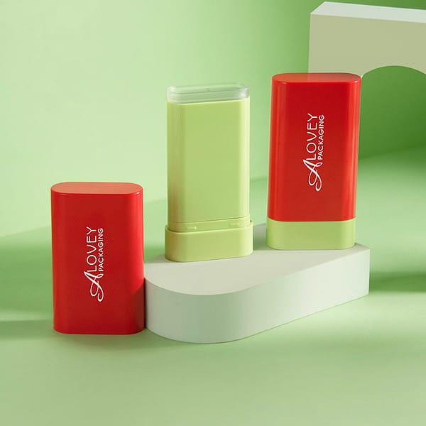 Oval flat deodorant stick packaging 20g