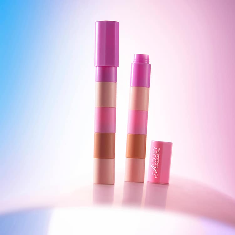 Colorful stackable lipstick container 5g