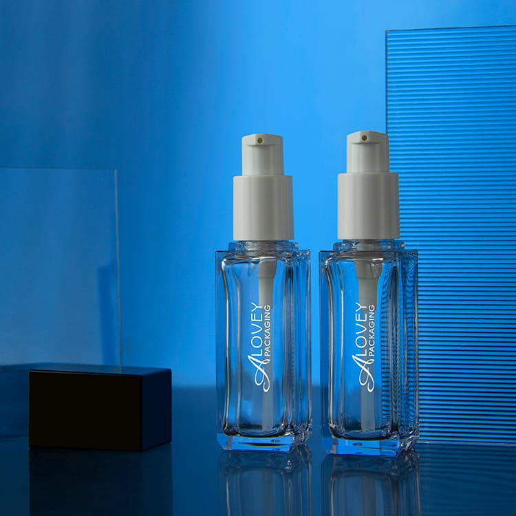 Skincare bottles
