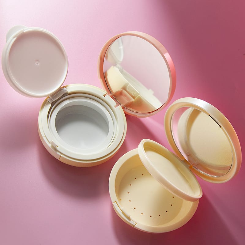What is the difference between compact powder and cushion?