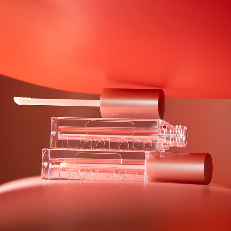 Round Cap Square lipgloss tubes in 3ml