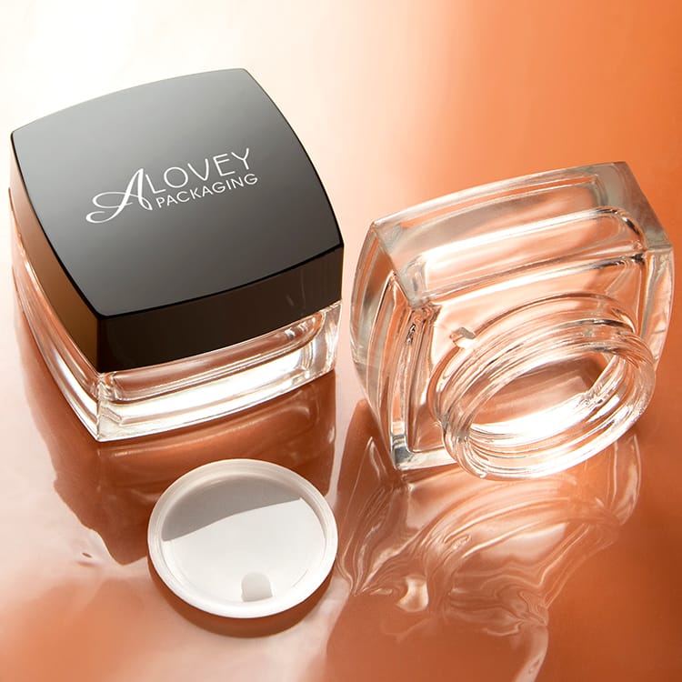 square glass jars