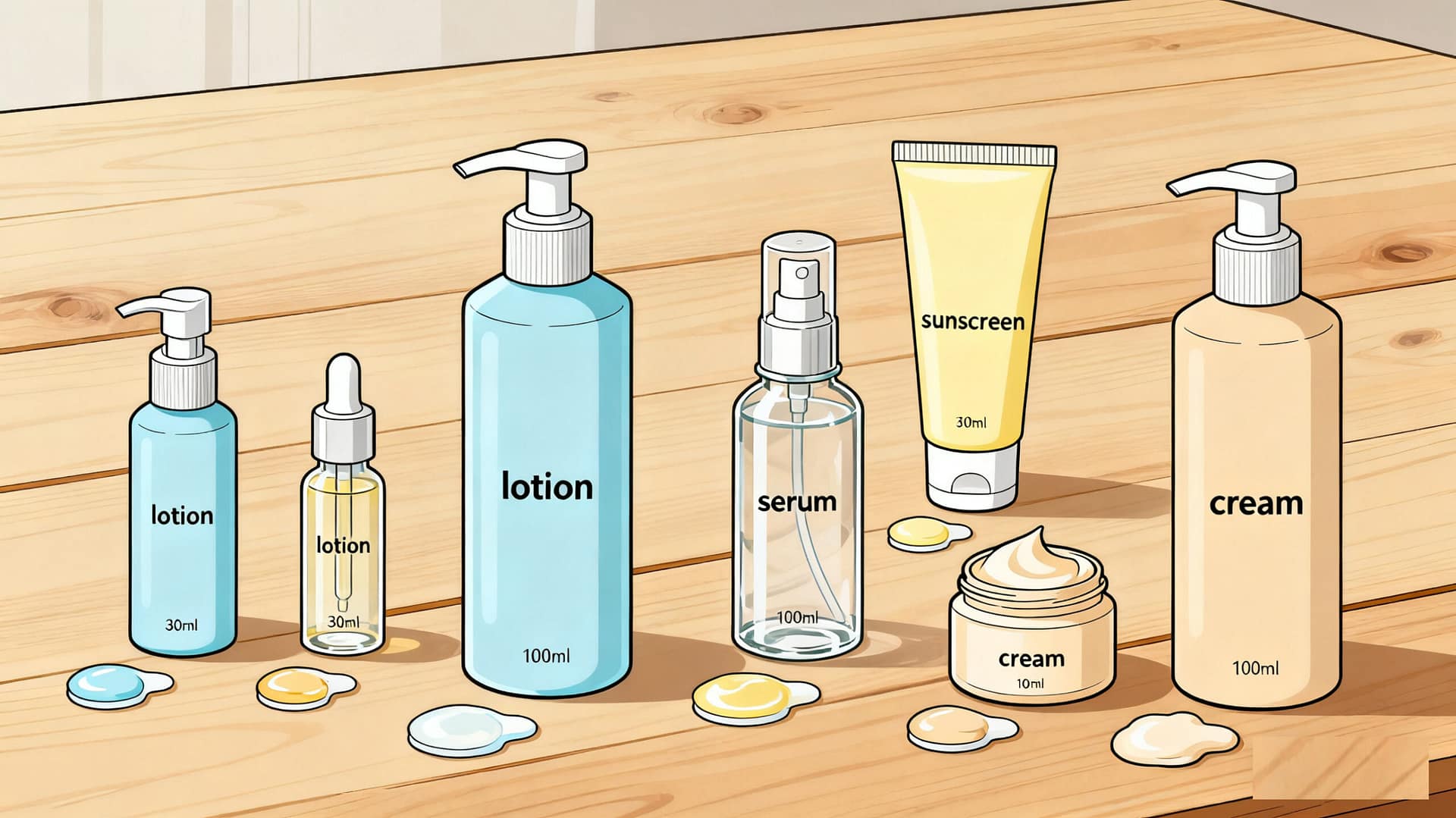 Lotion pump bottle
