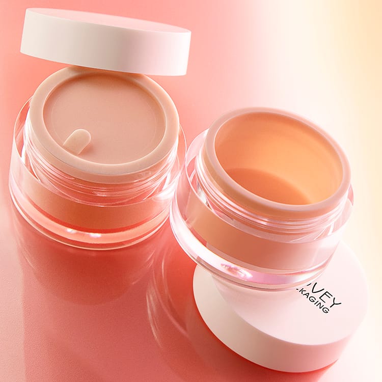face cream jar with lids