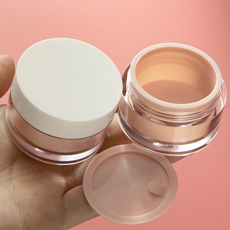 face cream jar with lids