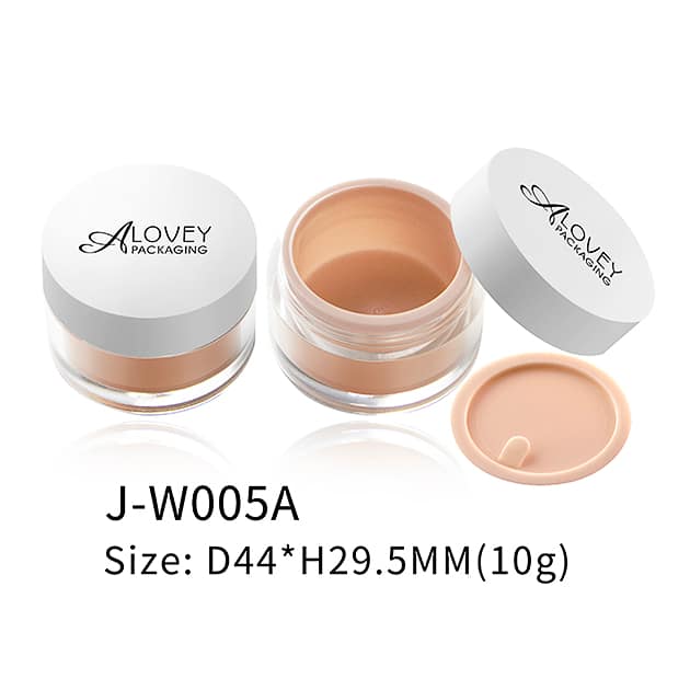 face cream jar with lids
