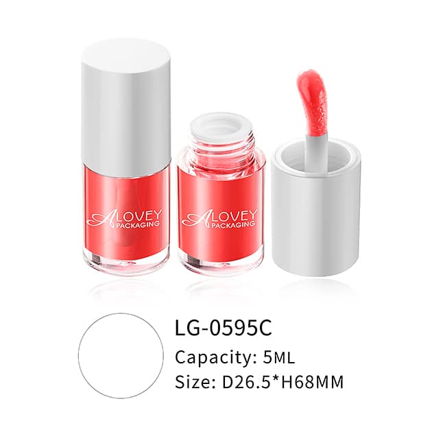 empty lip gloss container with big brush