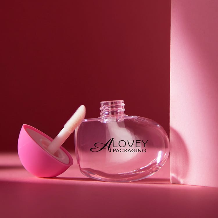 heart lip gloss tubes