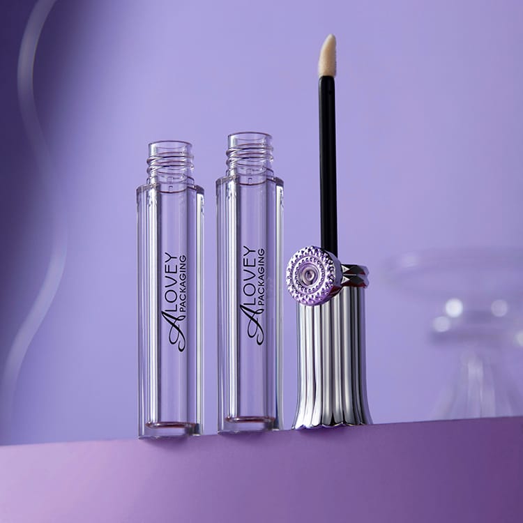 Unique lip gloss containers with flower shape