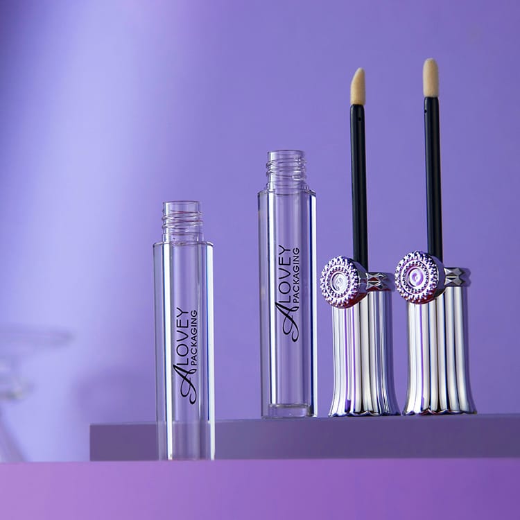 Unique lip gloss containers with flower shape