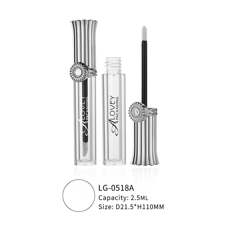 Unique lip gloss containers with flower shape