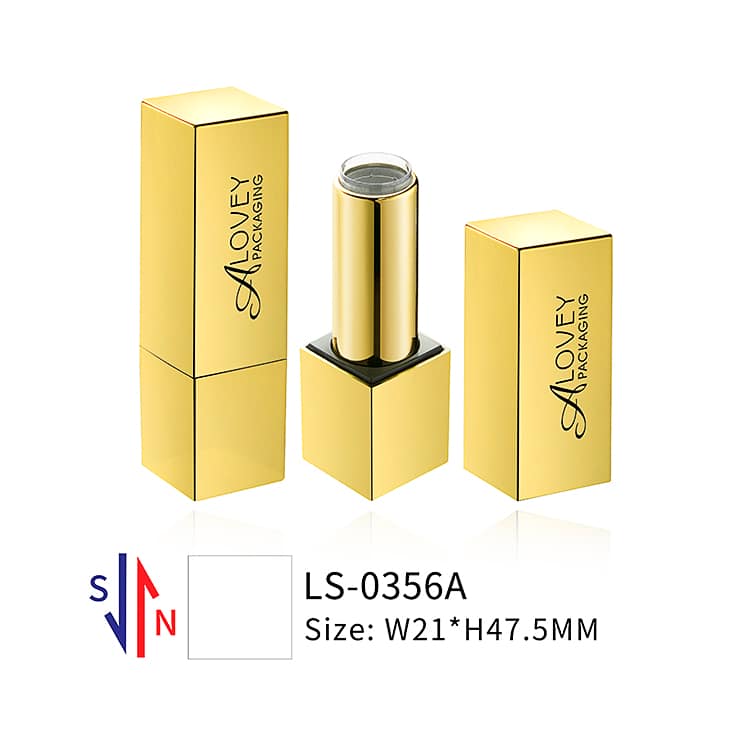  square magnetic lipstick tube