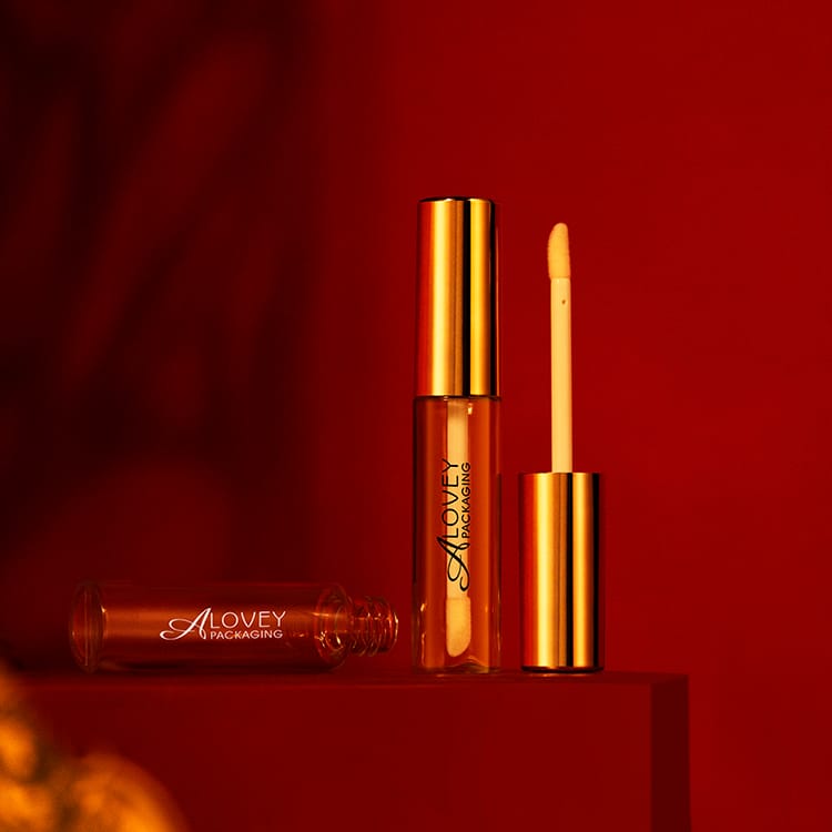 empty plastic lip gloss tube