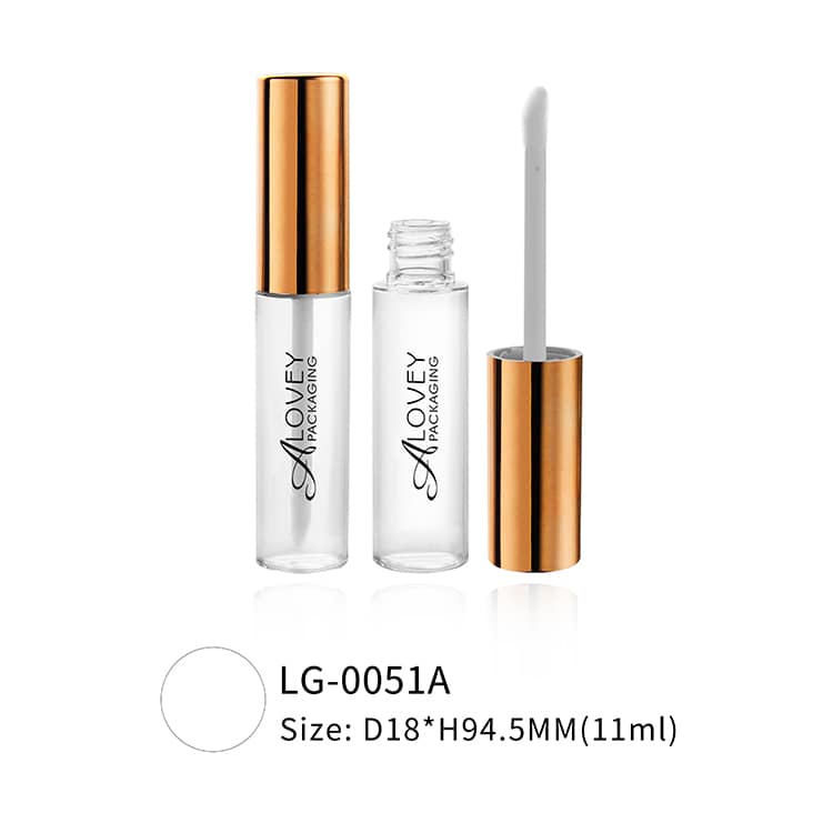 empty plastic lip gloss tube
