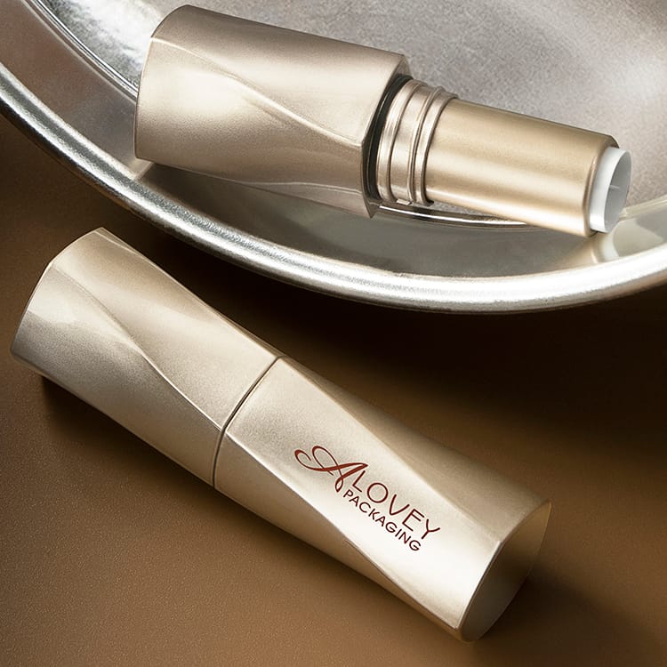gold lipstick tube