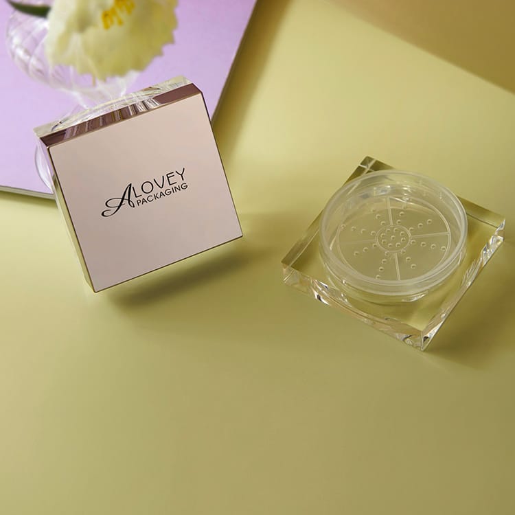 loose powder travel case