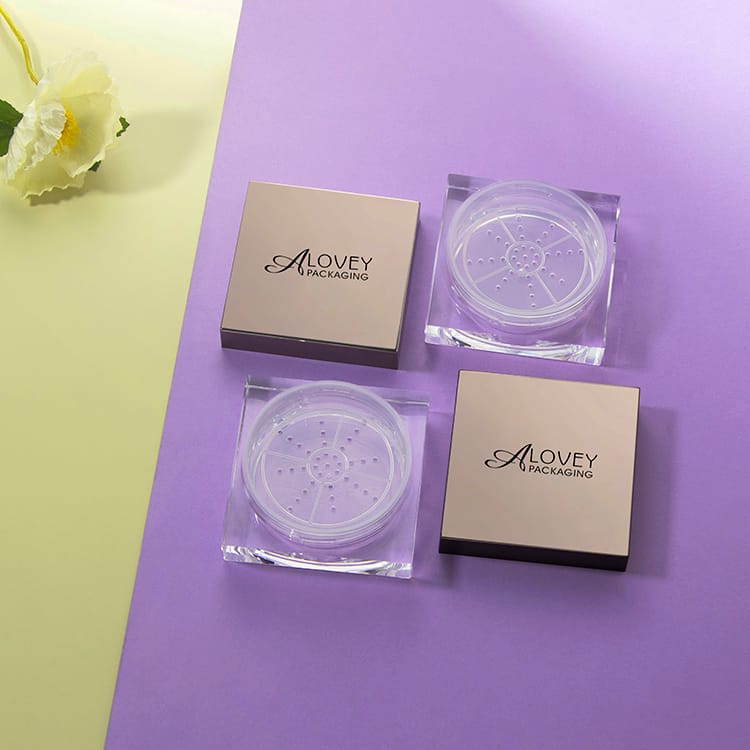 loose powder travel case