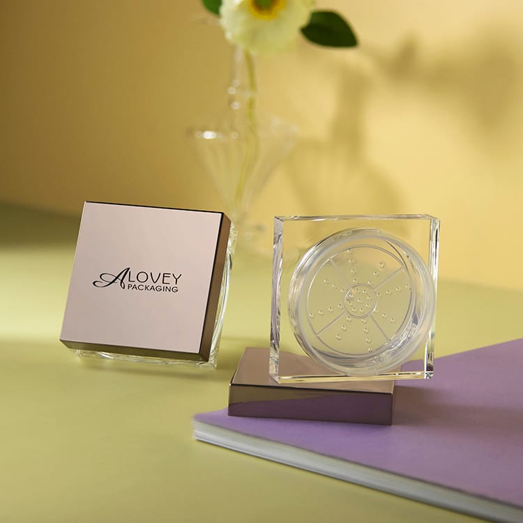 loose powder travel case