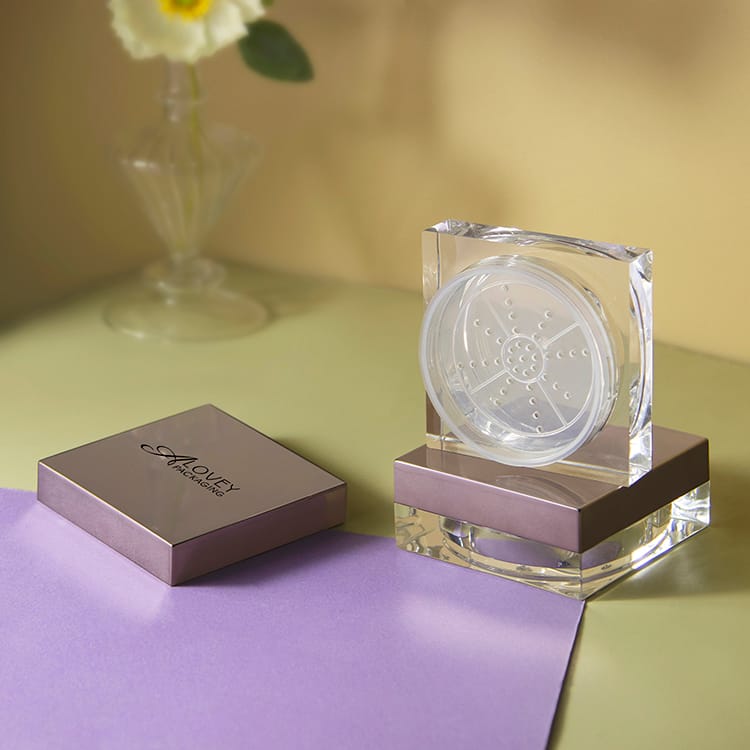 loose powder travel case