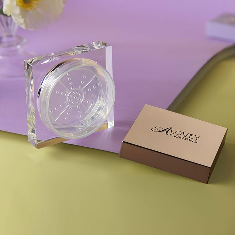 loose powder travel case