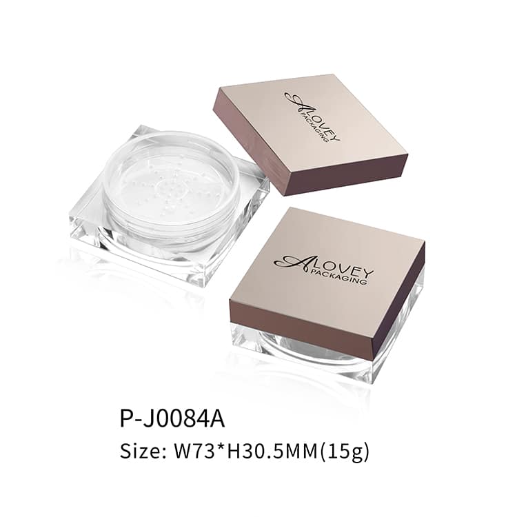 loose powder travel case