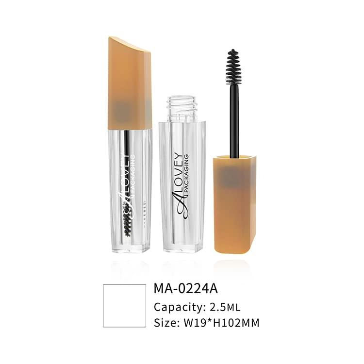 Square mascara tube